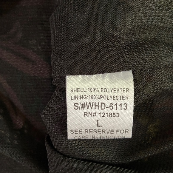 Sheer Colorful Print Dress V Neck and Back Tie - Picture 7 of 10